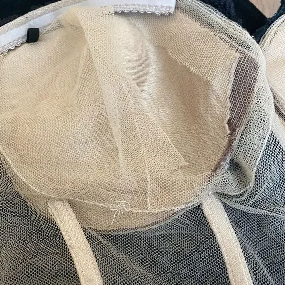 Badgley Mischka Sweetheart Lace Strapless Gown Size 6